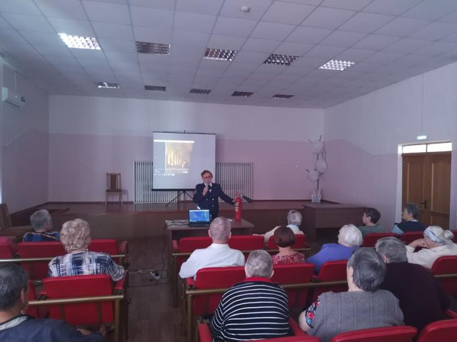 Беседа о противопожарной безопасности ВДПО (28.08.2019г.)