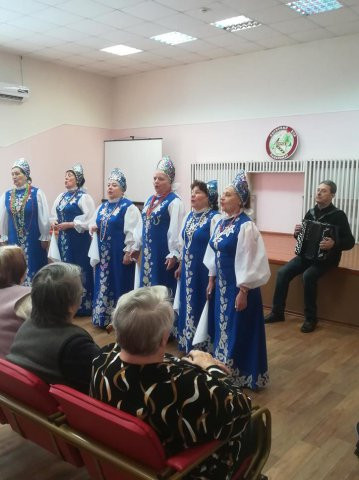 Выступление ансамбля «Россияночка» центра народного творчества «Русь» (26.02.2019г.)