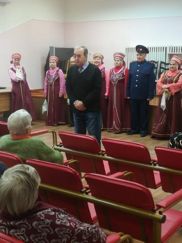 Выступление 30.11.2018 г. ансамбля «Задорные сердца»